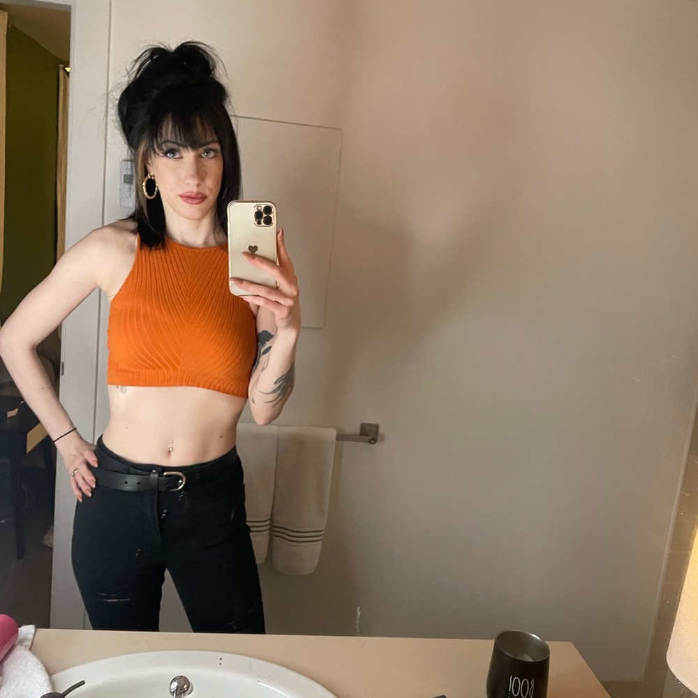 Garage cropt Tank Top